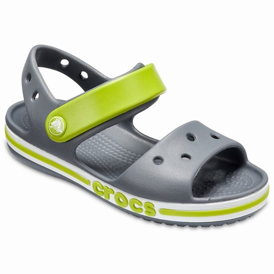 Crocs Bayaband Sandale Dievcenske Siva | BWT729168