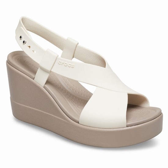Crocs Brooklyn High Topanky na Platforme Damske Biele | XQV234195