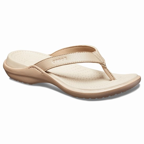 Crocs Capri IV Zabky Damske Siva | GFX203176