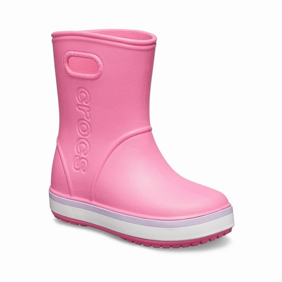 Crocs Crocband™ Rain Cizmy Chlapcenske Ruzove | JIM461852