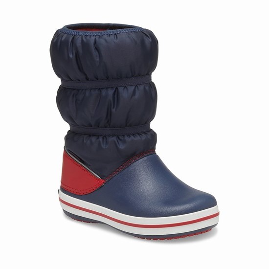 Crocs Crocband™ Zimná Cizmy Chlapcenske Námornícka Modrá | MXW382716
