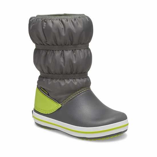 Crocs Crocband™ Zimná Cizmy Dievcenske Siva | LYF398265