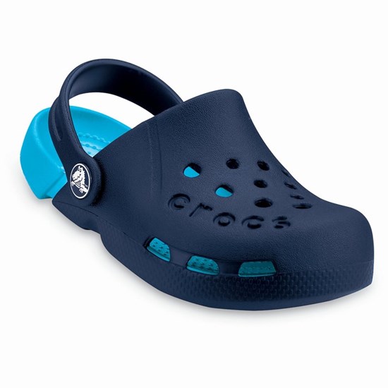 Crocs Electro Sandale Crocs Chlapcenske Námornícka Modrá | EBJ538940