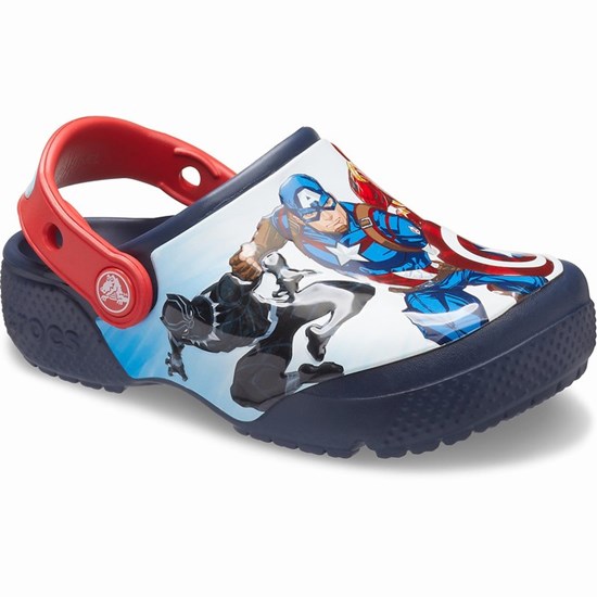Crocs Fun Lab Avengers Patch Sandale Crocs Dievcenske Námornícka Modrá | PBR827430