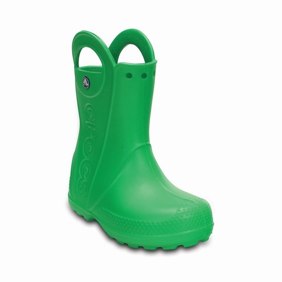 Crocs Handle It Rain Cizmy Chlapcenske Zelene | OAD031946