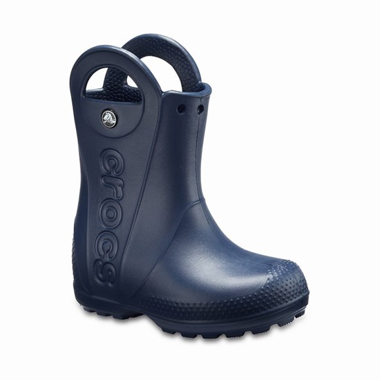 Crocs Handle It Rain Cizmy Dievcenske Námornícka Modrá | KNV198420