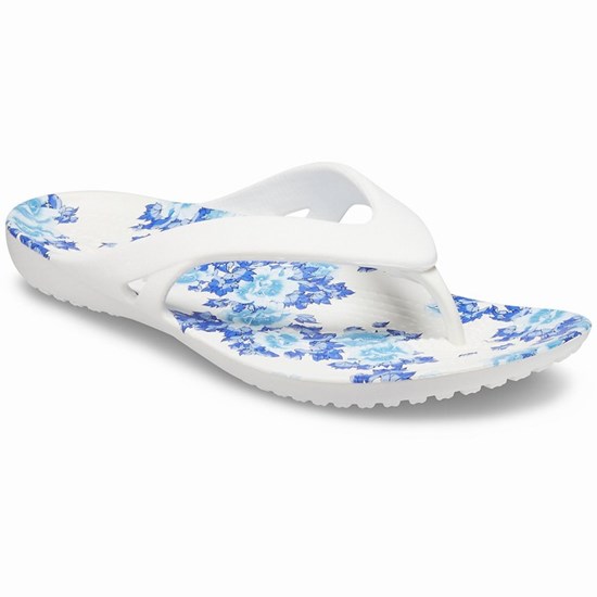 Crocs Kadee II Printed Floral Zabky Damske Biele | RMF593682