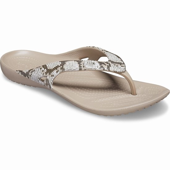 Crocs Kadee II Seasonal Graphic Zabky Damske Siva | ZWQ437186