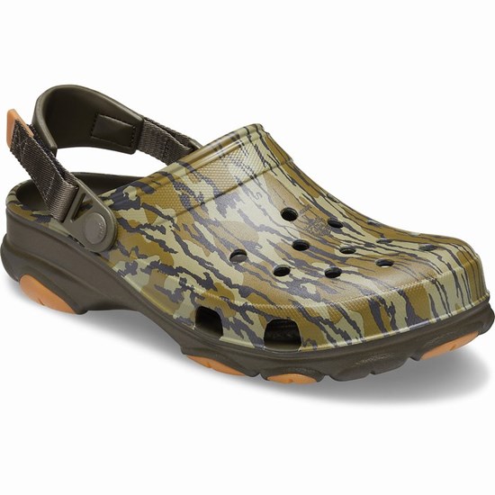 Crocs Klasické All-Terrain Mossy Oak® Bottomland® Sandale Crocs Damske Hnedožltý | RHP726431