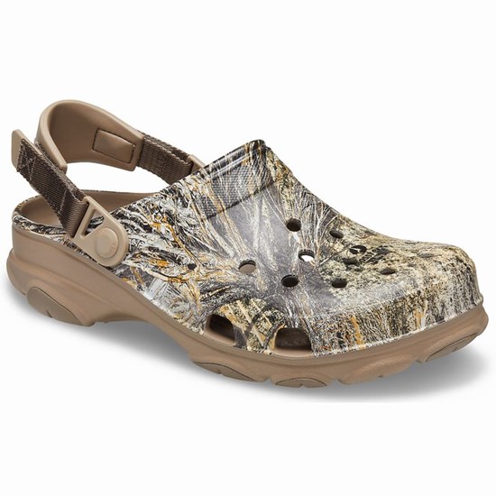 Crocs Klasické All-Terrain Mossy Oak® Brush Sandale Crocs Panske Hnedožltý | GOB625318