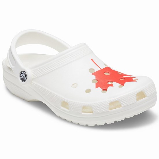 Crocs Klasické Canadian Flag Sandale Crocs Panske Biele | FXM764389