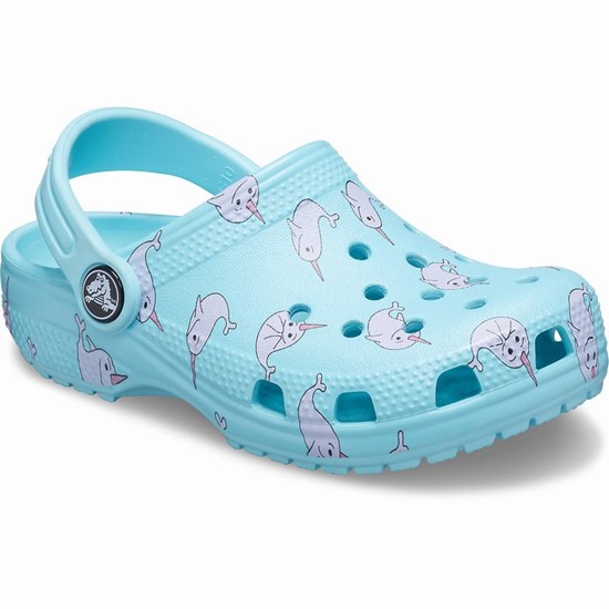 Crocs Klasické Majestic Creature Sandale Crocs Dievcenske Modre | YFR650784