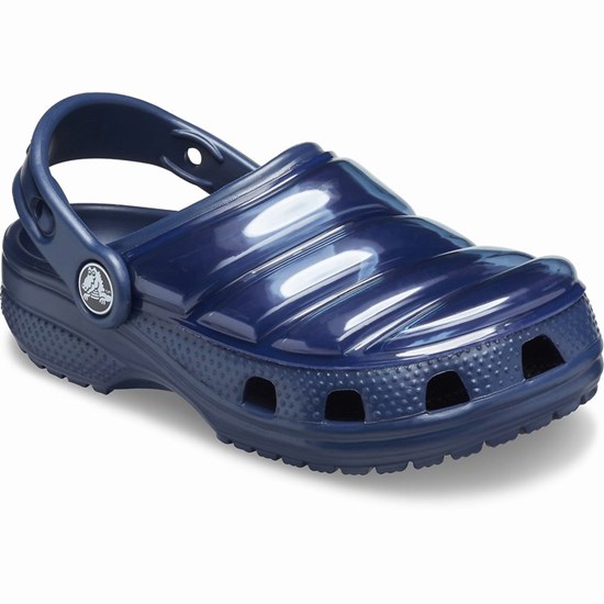 Crocs Klasické Neo Puff Sandale Crocs Dievcenske Námornícka Modrá | EIM608723