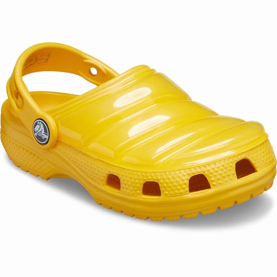 Crocs Klasické Neo Puff Sandale Crocs Dievcenske Citrón | RXV793481