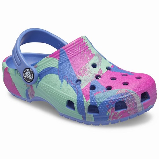 Crocs Klasické OmbreBlock Sandale Crocs Chlapcenske Viacfarebný | EOW345198