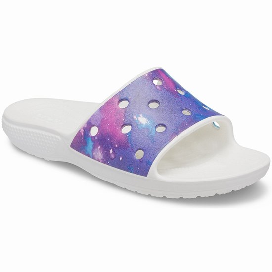 Crocs Klasické Out of This World Sandale Panske Biele | GMH806572