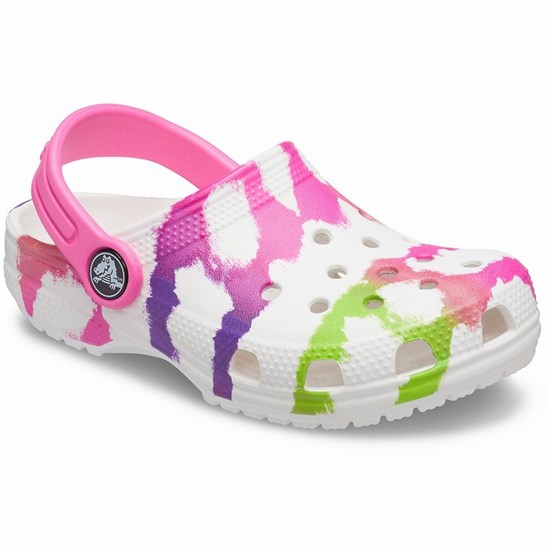 Crocs Klasické Out of This World Sandale Crocs Chlapcenske Biele / Ruzove | IEB427386