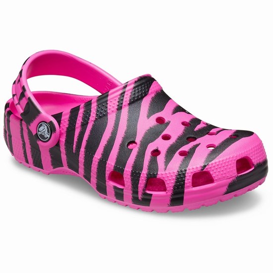 Crocs Klasické Out of This World Sandale Crocs Chlapcenske Ruzove / Čierne | OXN851260