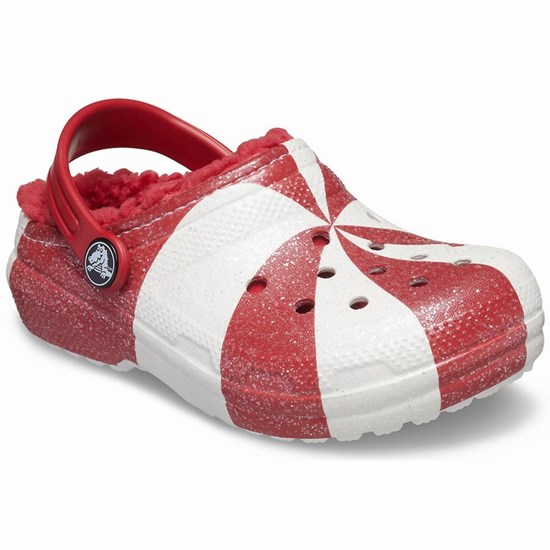 Crocs Klasické Podsite Holiday Sandale Crocs Dievcenske Biele / Červené | AEZ089137