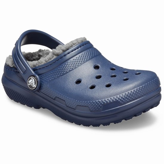 Crocs Klasické Podsite Sandale Crocs Chlapcenske Námornícka Modrá | ATO238706