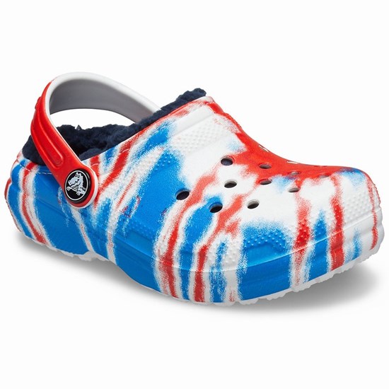 Crocs Klasické Podsite Tie-Dye Graphic Sandale Crocs Chlapcenske Viacfarebný | THK150687