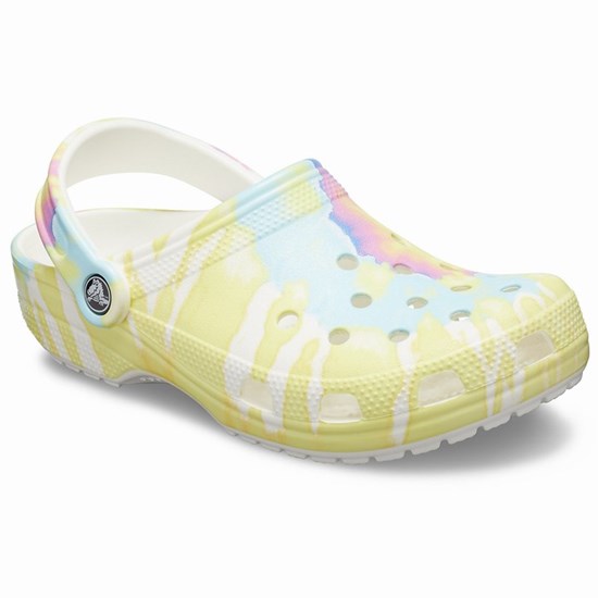 Crocs Klasické Tie-Dye Graphic Sandale Crocs Panske Viacfarebný | JRH569324
