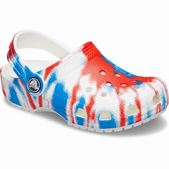 Crocs Klasické Tie-Dye Graphic Sandale Crocs Dievcenske Viacfarebný | YCI463085