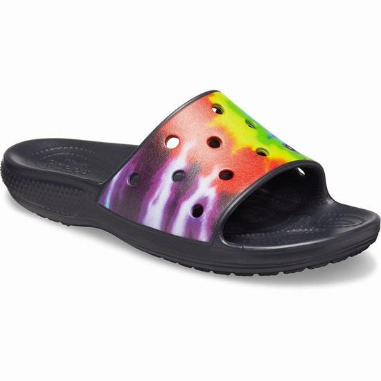 Crocs Klasické Tie-Dye Graphic Sandale Panske Viacfarebný | YDV103827
