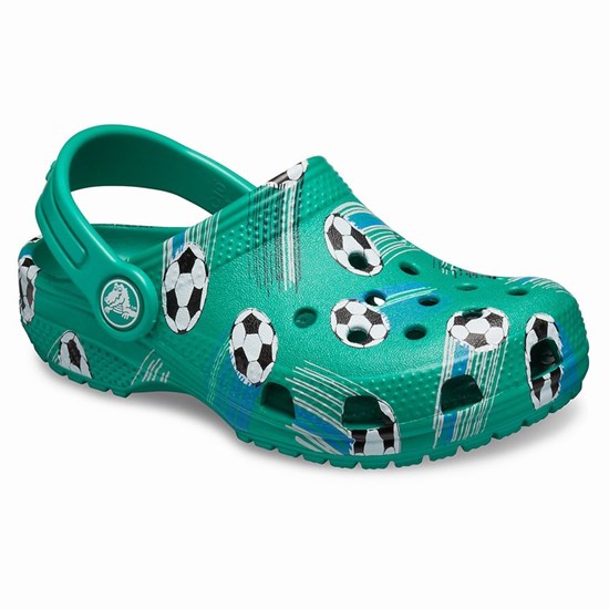 Crocs Klasické Športové Ball Sandale Crocs Dievcenske Zelene | NKS073645