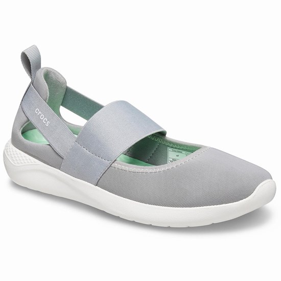 Crocs LiteRide™ Mary Jane Tenisky Damske Siva | TZB382047