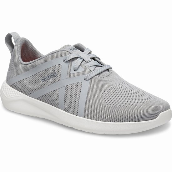 Crocs LiteRide™ Modform Cipkovane Tenisky Panske Siva | YTH476513