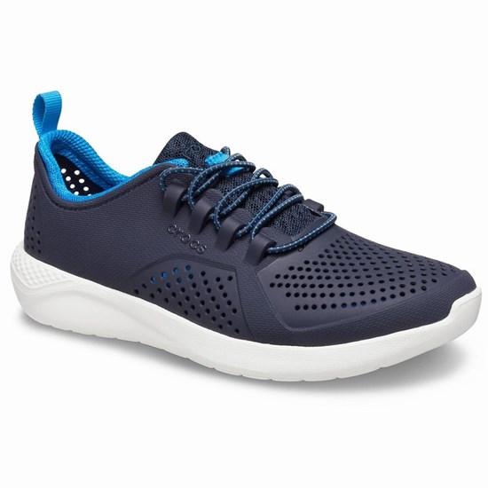 Crocs LiteRide™ Pacer Tenisky Chlapcenske Námornícka Modrá | WHD106593