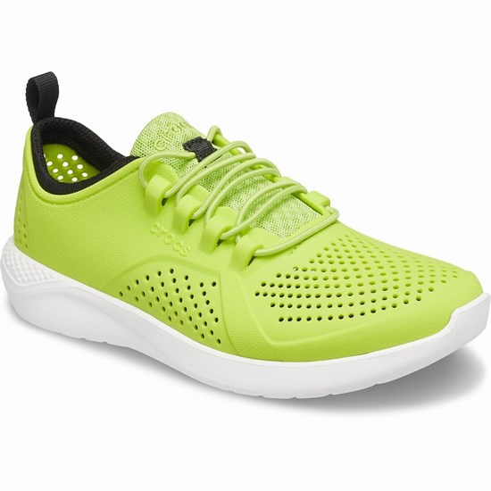 Crocs LiteRide™ Pacer Tenisky Dievcenske Zelene | PRN490732