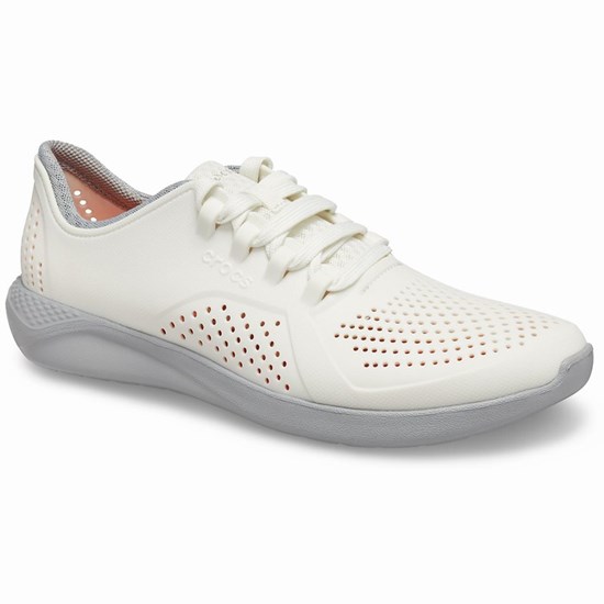 Crocs LiteRide™ Pacer Tenisky Panske Biele | PRU045718