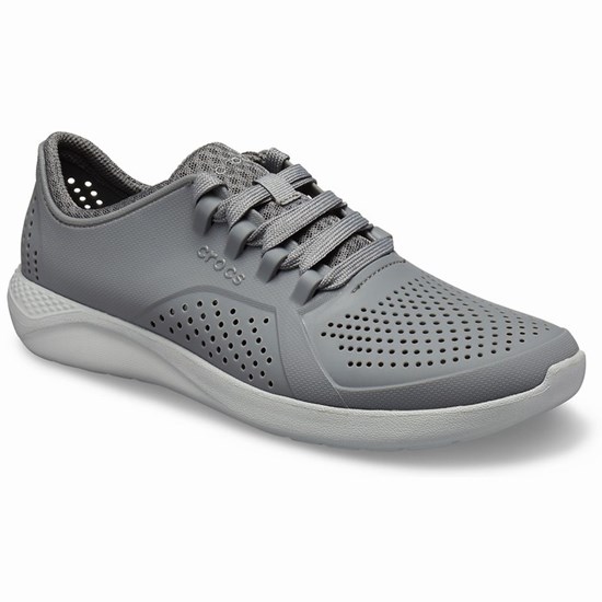 Crocs LiteRide™ Pacer Tenisky Panske Siva | AMZ025764