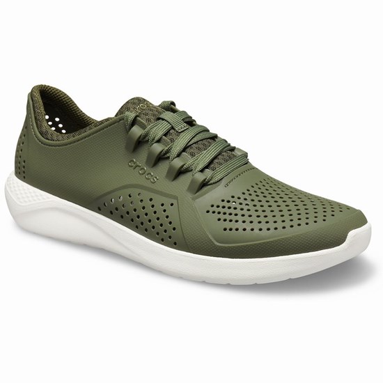 Crocs LiteRide™ Pacer Tenisky Panske Zelene | NHS016924