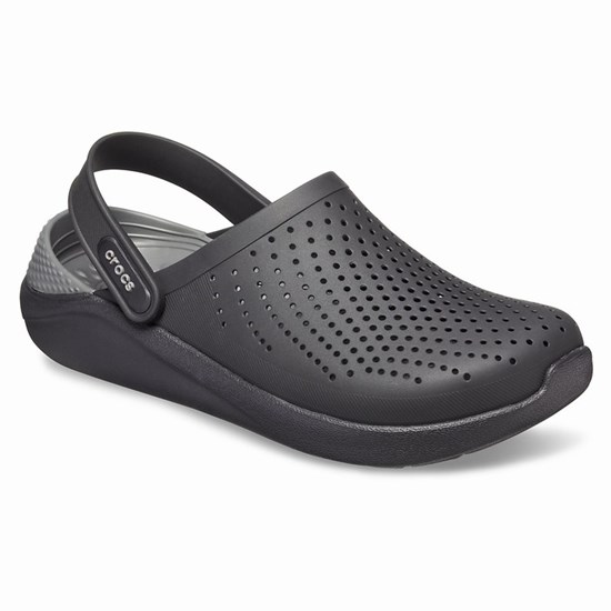 Crocs LiteRide™ Sandale Crocs Panske Čierne | MNL537401