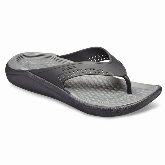 Crocs LiteRide™ Zabky Panske Siva | GIT728406