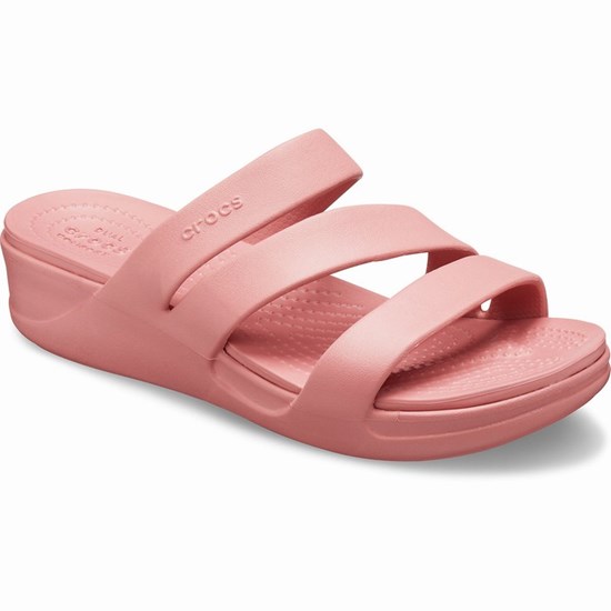 Crocs Monterey Remienkové Topanky na Platforme Damske Ruzove | PKG608379