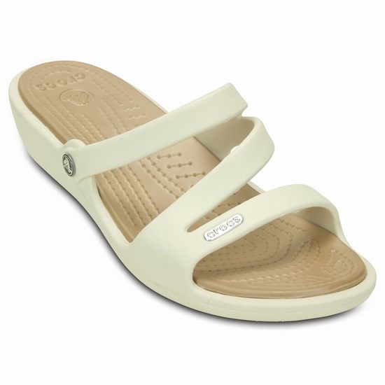 Crocs Patricia Topanky na Platforme Damske Biele | HKR278059