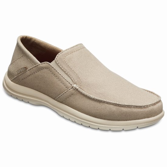 Crocs Santa Cruz Convertible Slip-On Mokasiny Panske Hnedožltý | FHQ534026