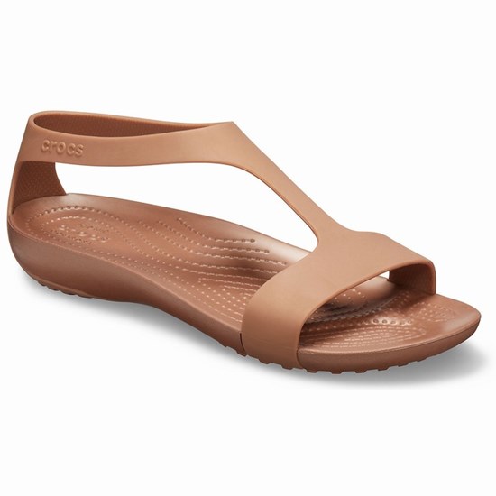 Crocs Serena Sandale Damske Hnede | ZWQ409375