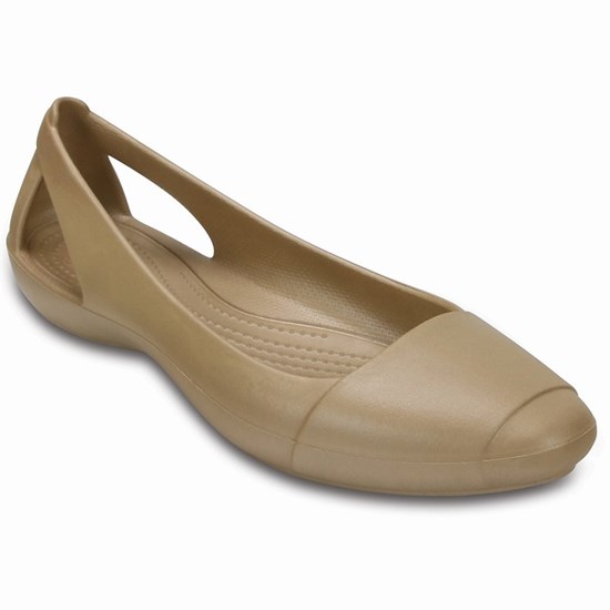 Crocs Sienna Balerinky Damske Hnede | BXF217864