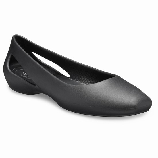 Crocs Sloane Balerinky Damske Čierne | EUJ049528