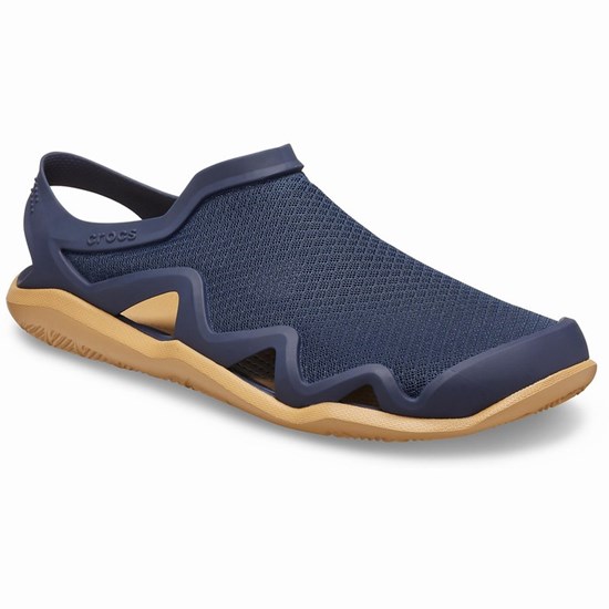 Crocs Swiftwater™ Mesh Wave Sandale Panske Námornícka Modrá | GTF673042