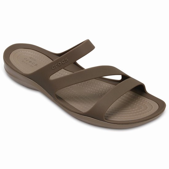 Crocs Swiftwater™ Sandale Damske Čokoláda | BKQ701642