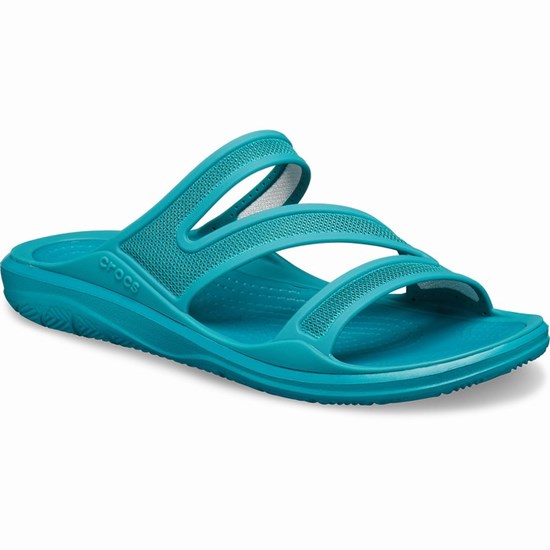 Crocs Swiftwater™ Telluride Sandale Damske Modre | AQZ490136