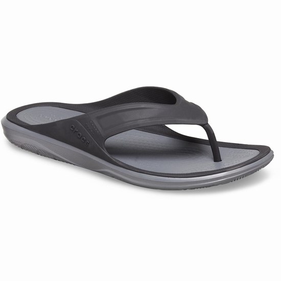 Crocs Swiftwater™ Wave Sandale Panske Siva | SMR061873