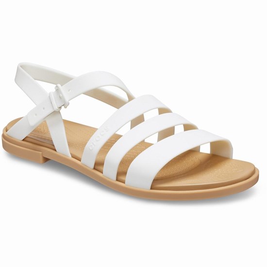 Crocs Tulum Sandale Damske Biele | JMU461950