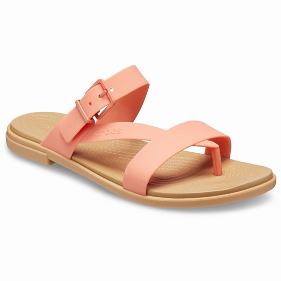 Crocs Tulum Spicou Post Zabky Damske Koralove | RBK150689